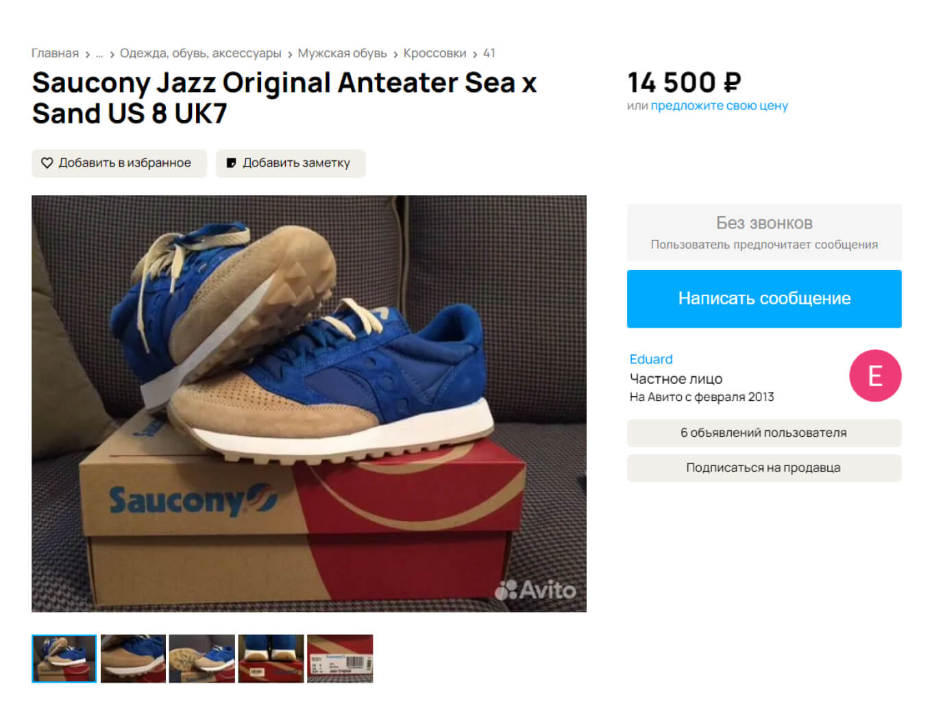 коллаборация Saucony и Anteater