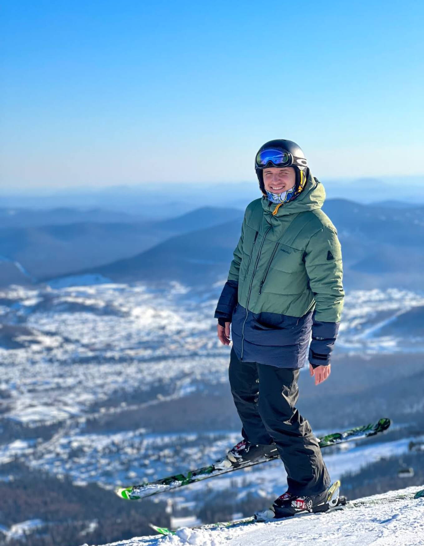 Занятия горными лыжами