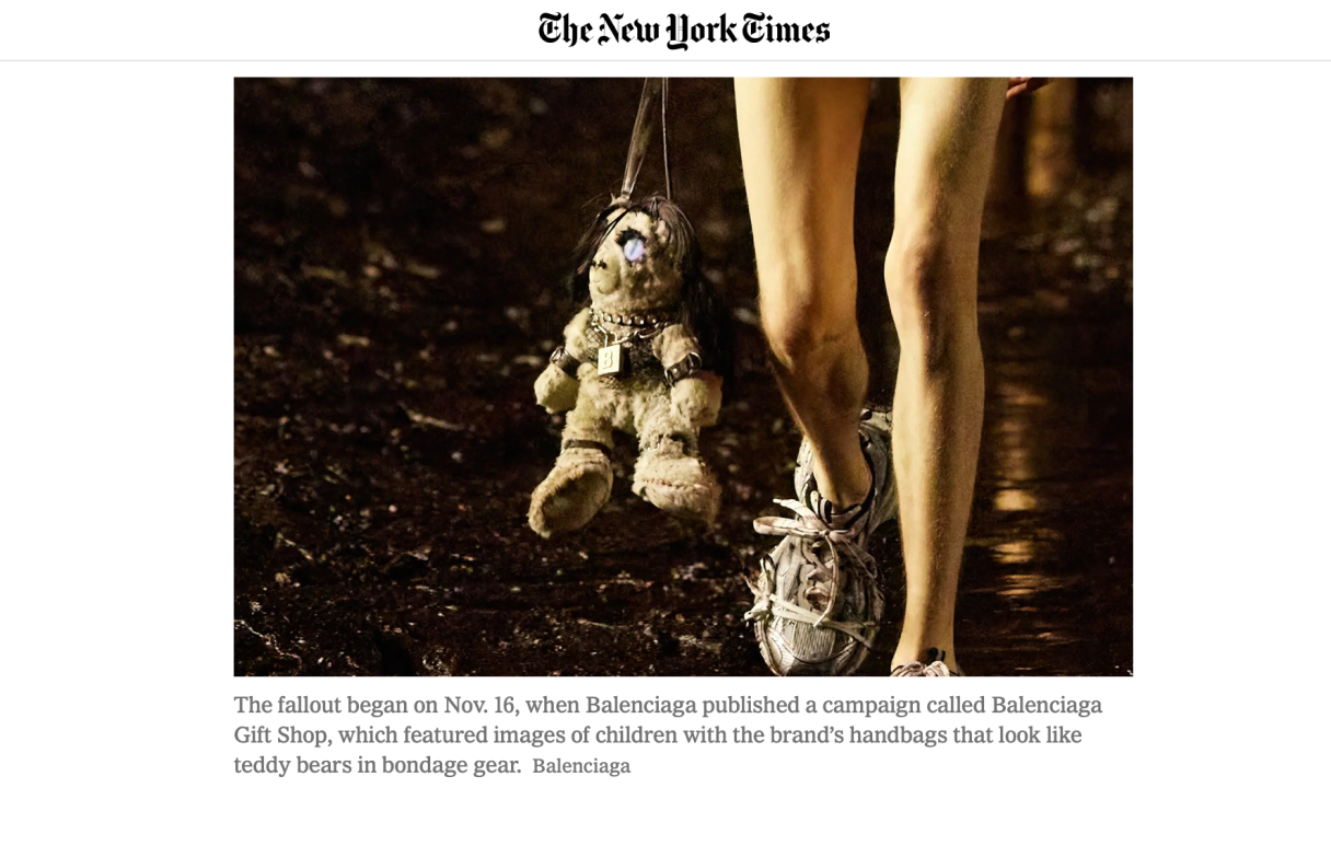 Реклама Balenciaga