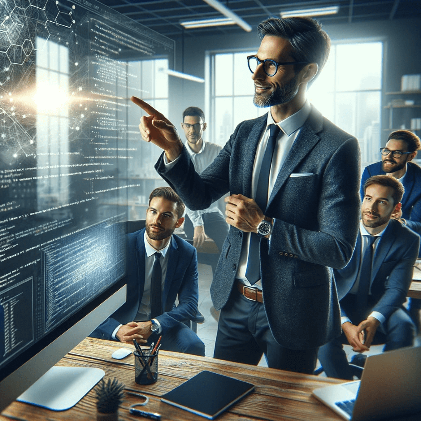 «Босс-авторитет», сгенерированный нейросетью DALL-E