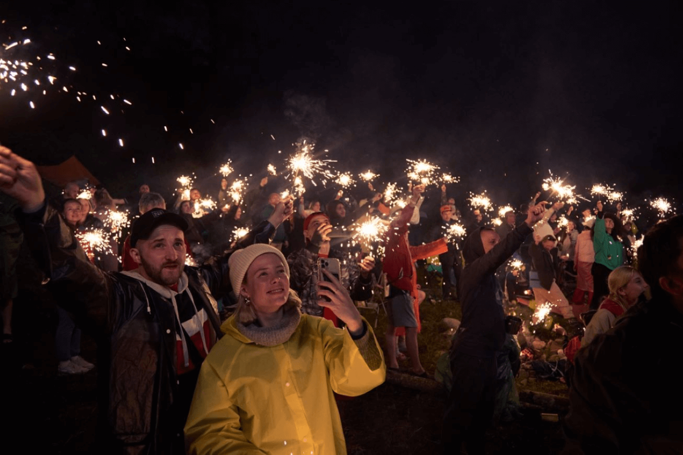 Отдых на природе с коллегами