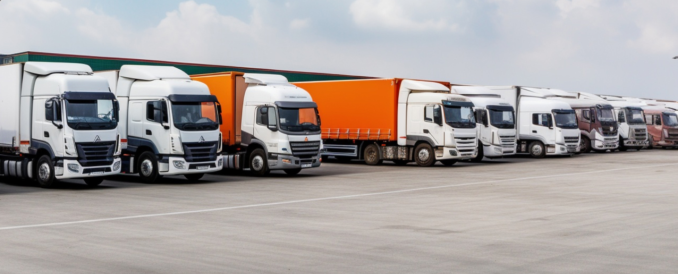 Автопарк компании в Китае