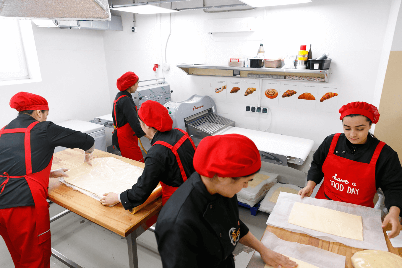 Цех по производству слоеного теста