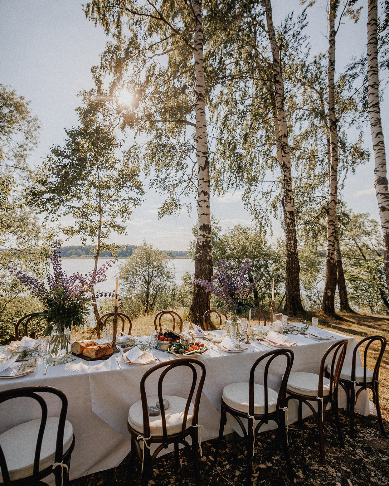 Гастрономические выезды часто проводят в природных локациях