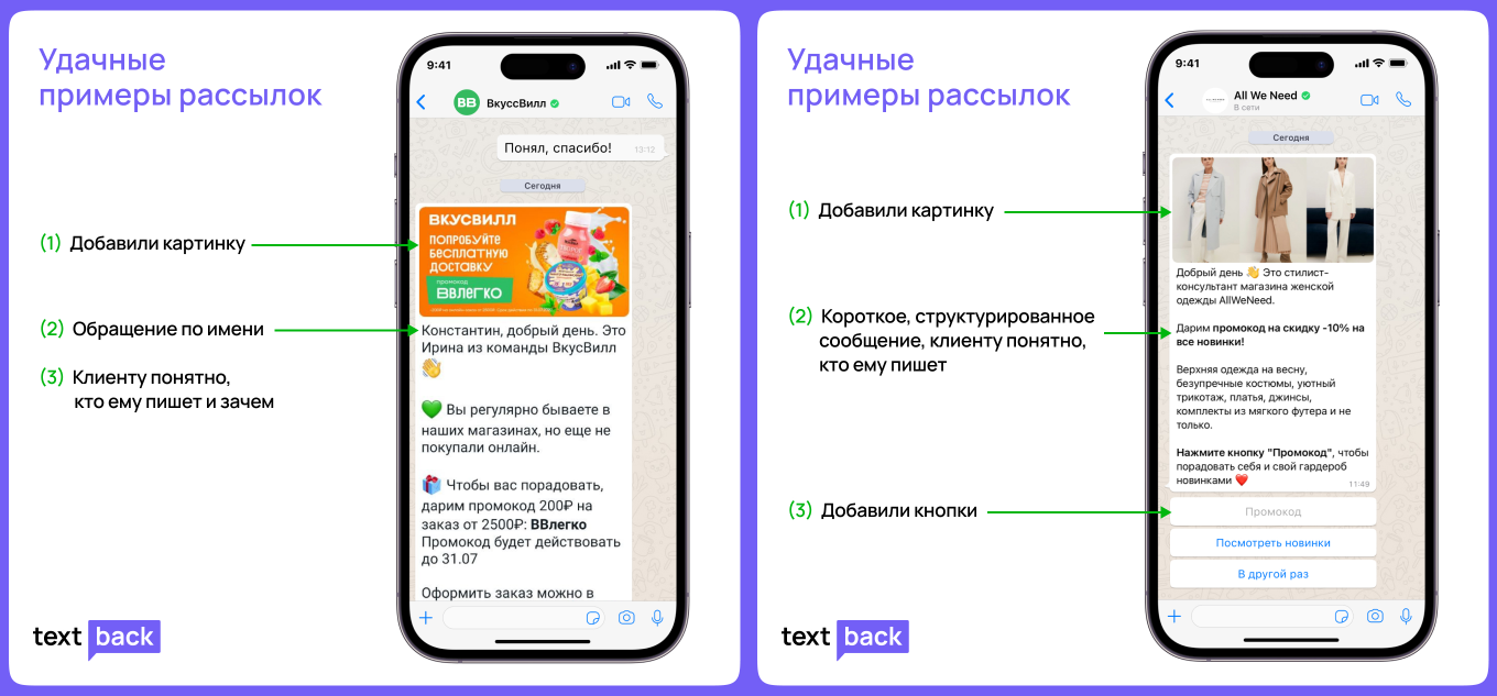 Удачная рассылка