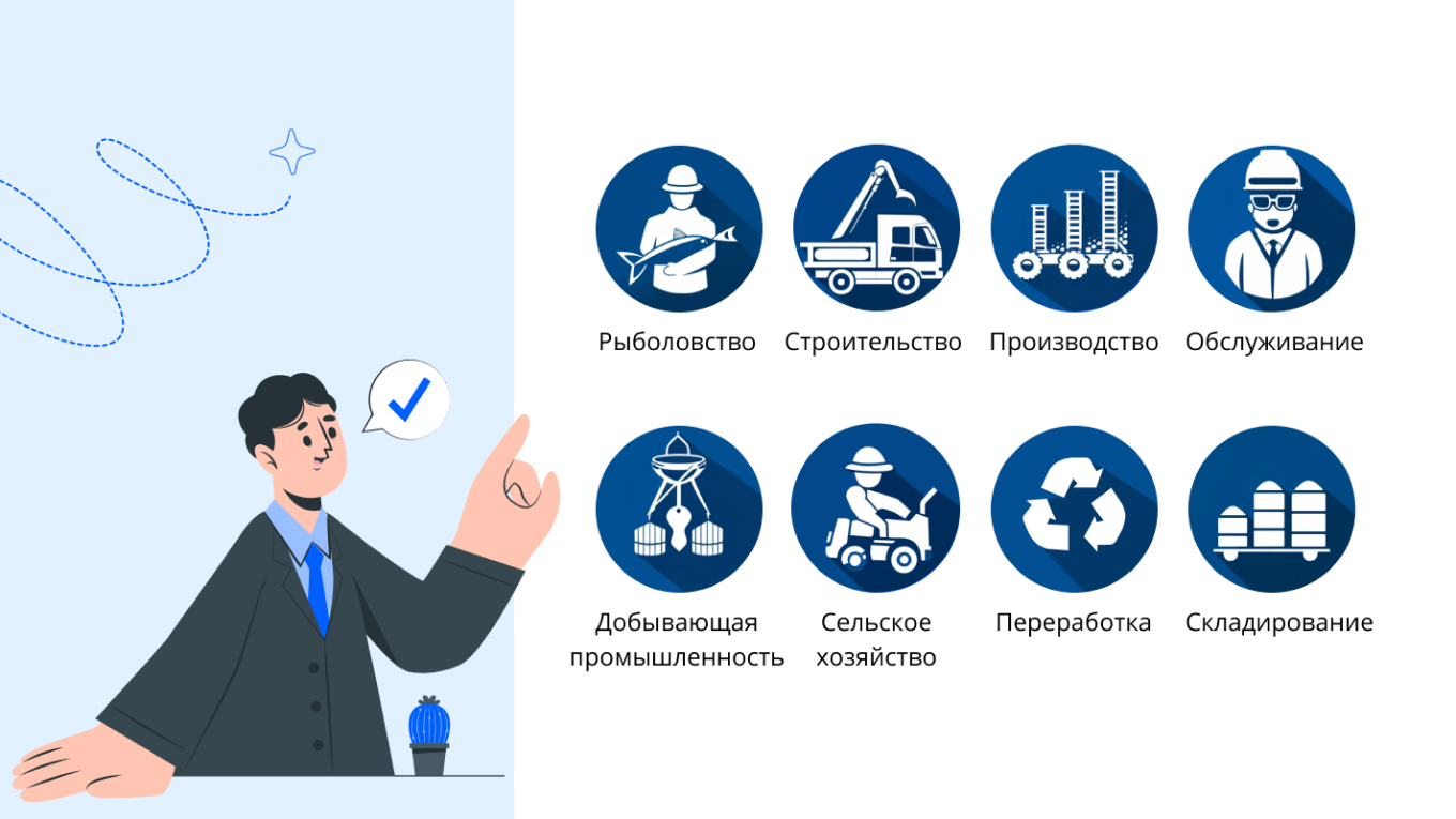 Работа синих воротничков