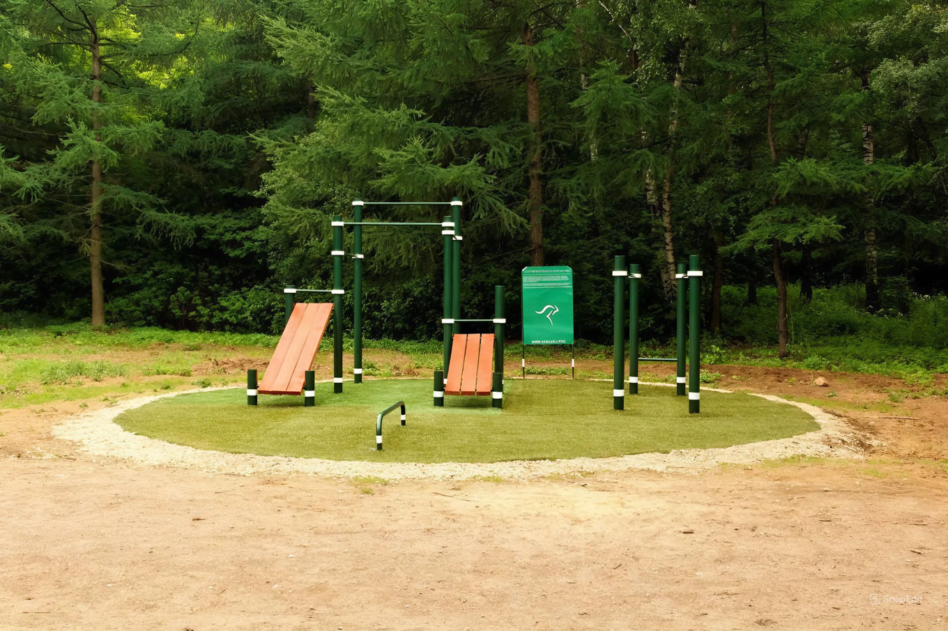 Спортивная площадка в Сокольниках