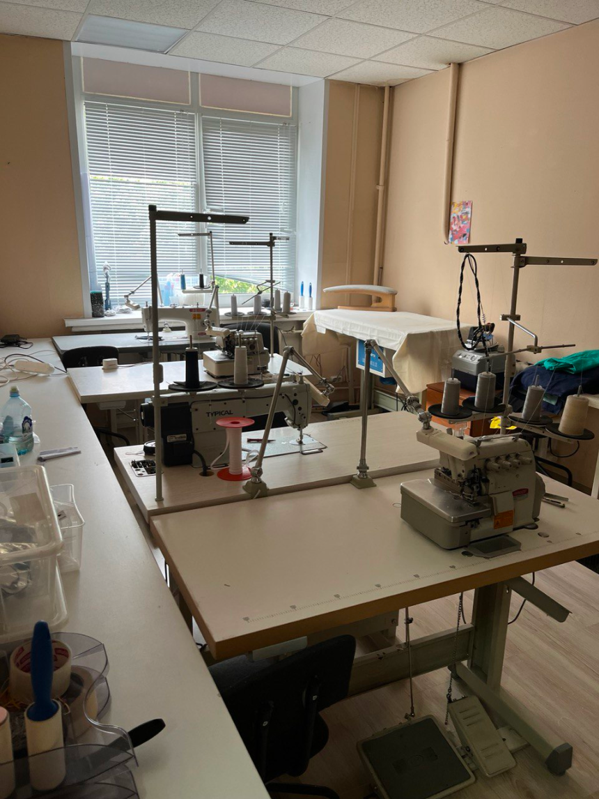 Пример производства одежды