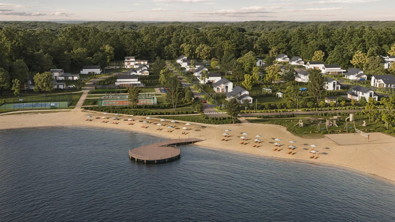 Дизайн-проект коттеджного поселка бизнес-класса Lakeside Residence