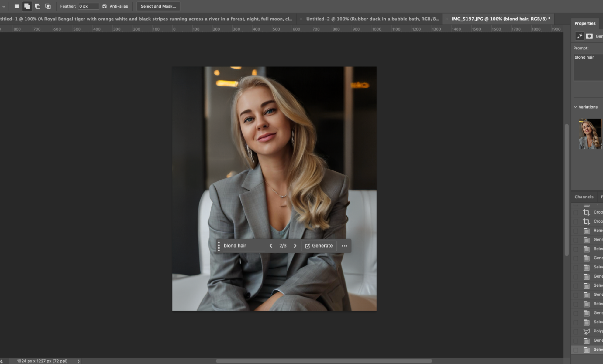 По запросу «blonde hair» получаются не только разные оттенки, но и текстуры