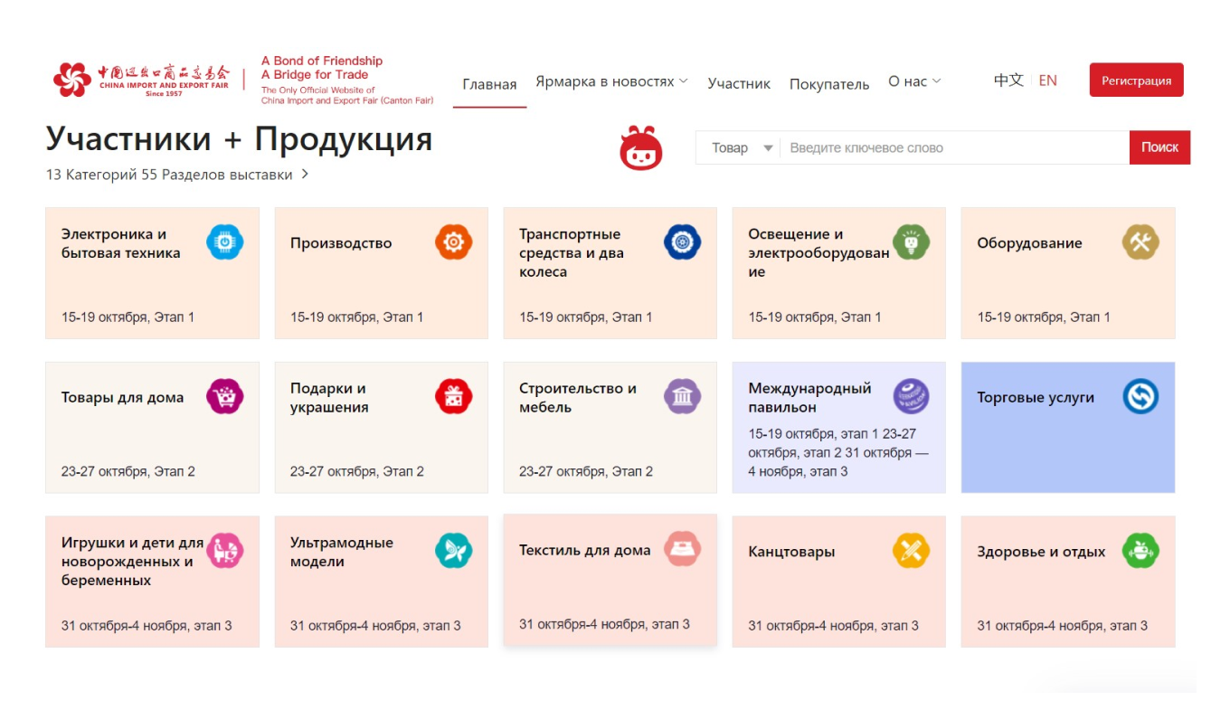 Осенью 2024 года Кантонская выставка проходила с 15 октября по 4 ноября