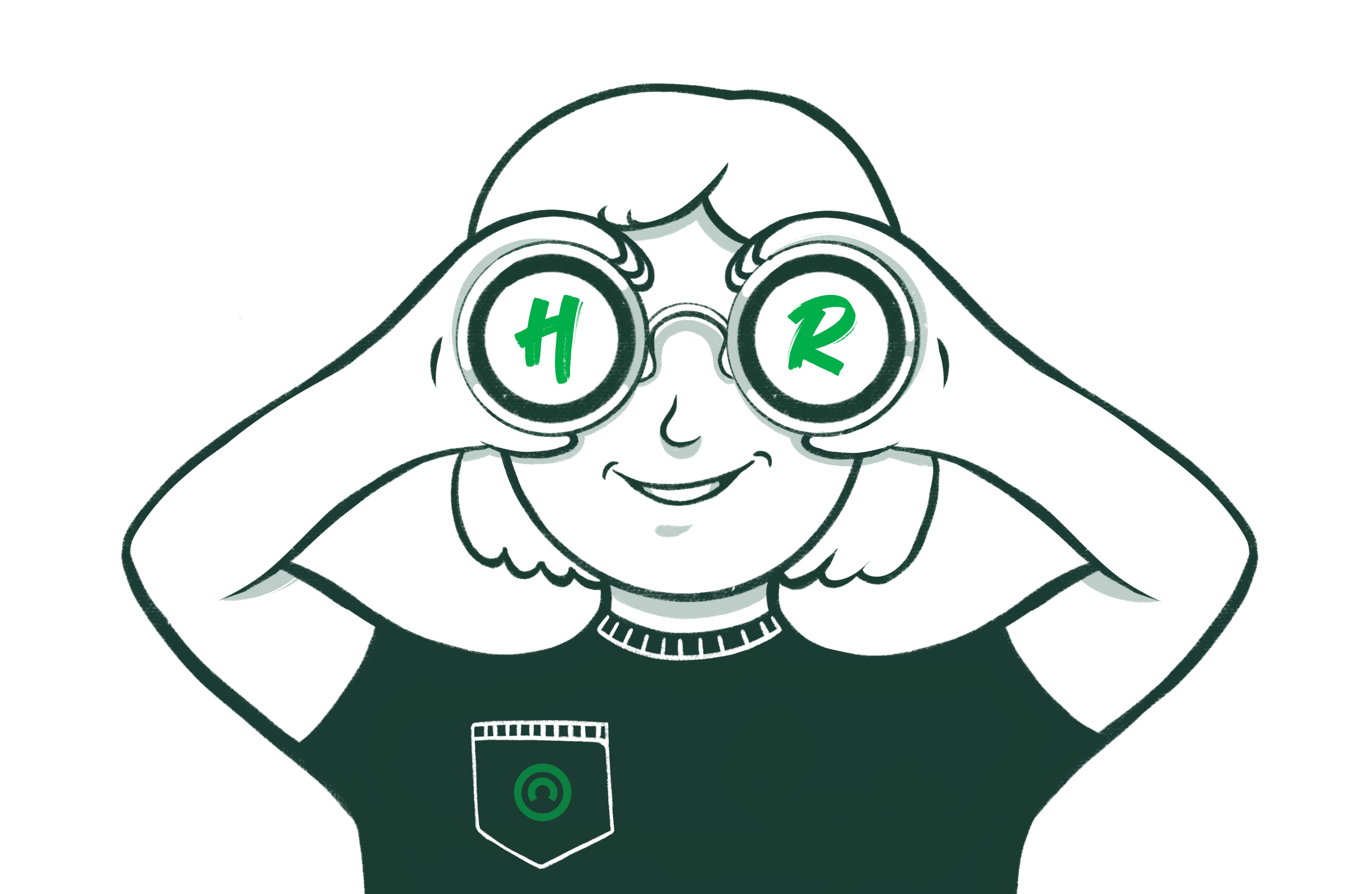 Мальчик в очках HR