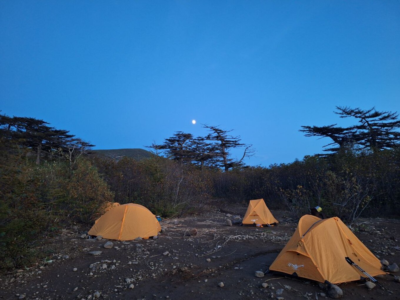 Лагерь ночью