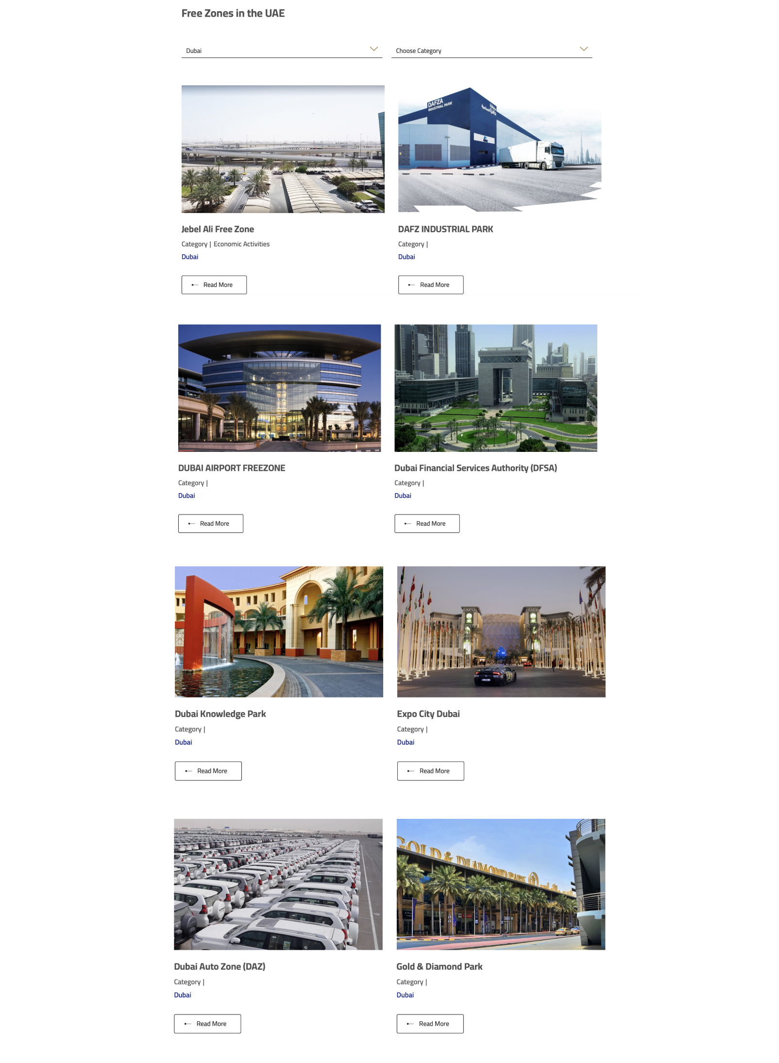 СЭЗ в Дубае