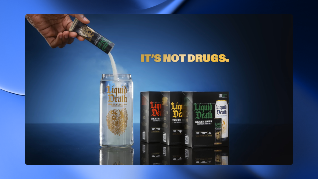Реклама Liquid Death