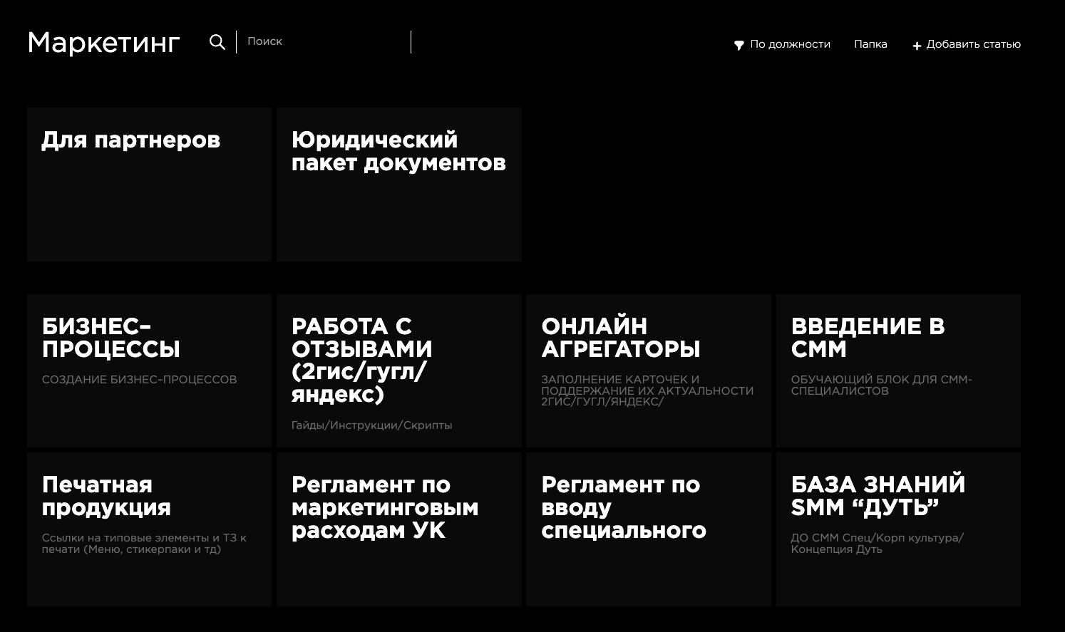 Маркетинг бара