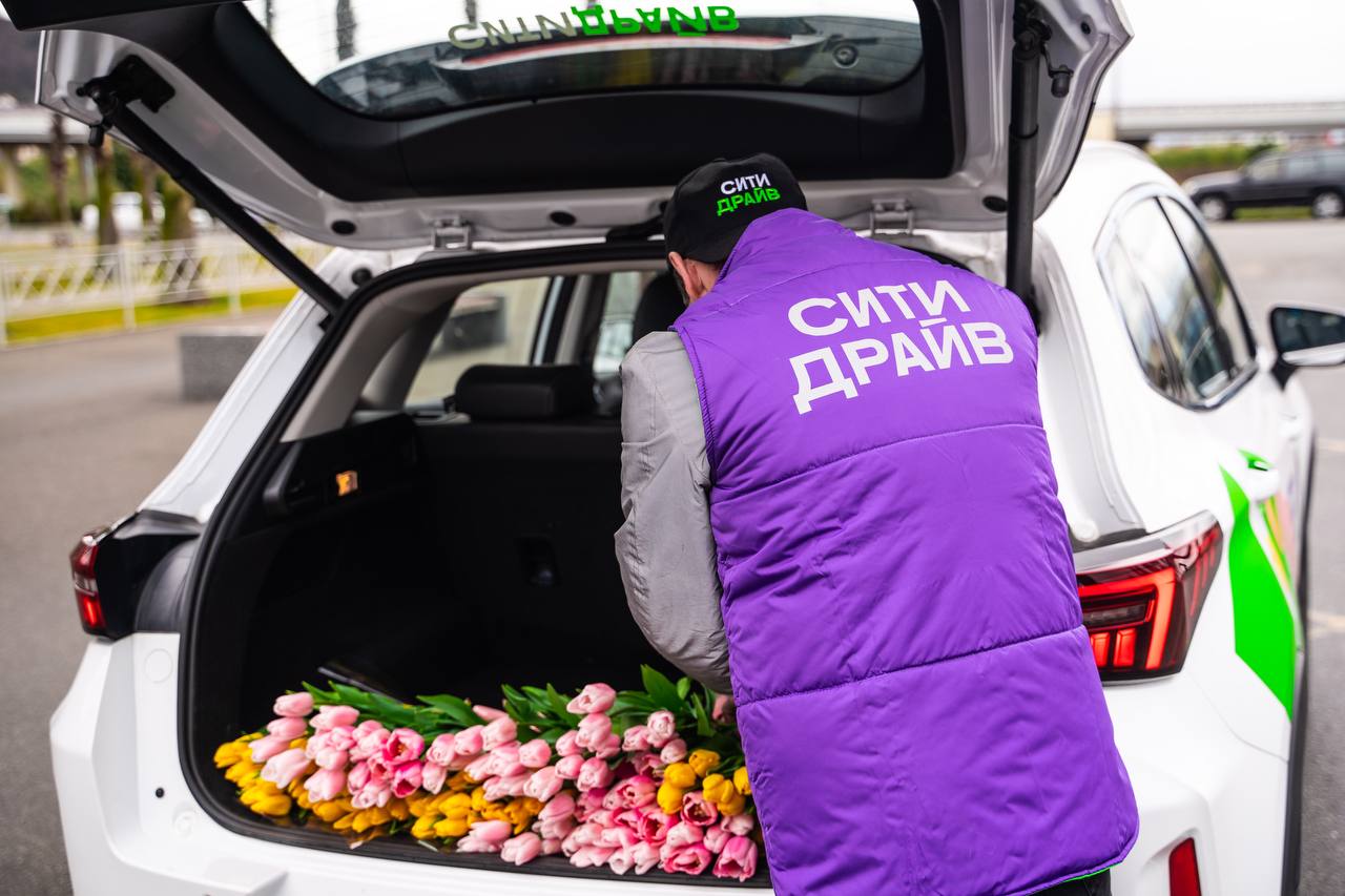 Тюльпаны для акции с Ситимобил