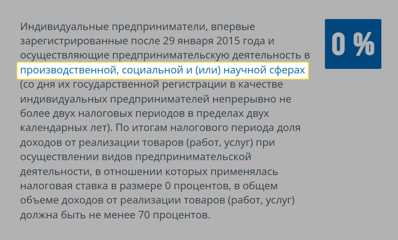 Ссылка на список кодов ОКВЭД на сайте ФНС