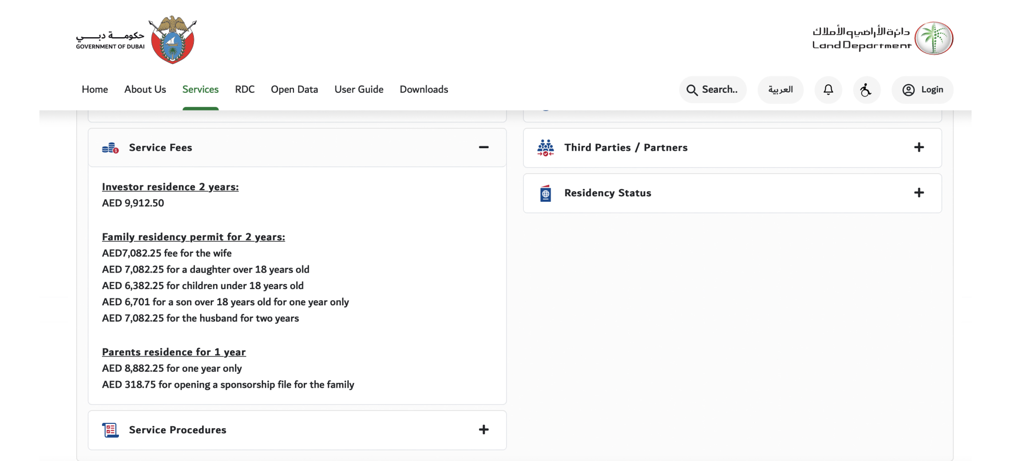 Расценки ВНЖ