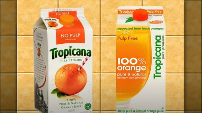 Ребрендинг упаковок сока Tropicana