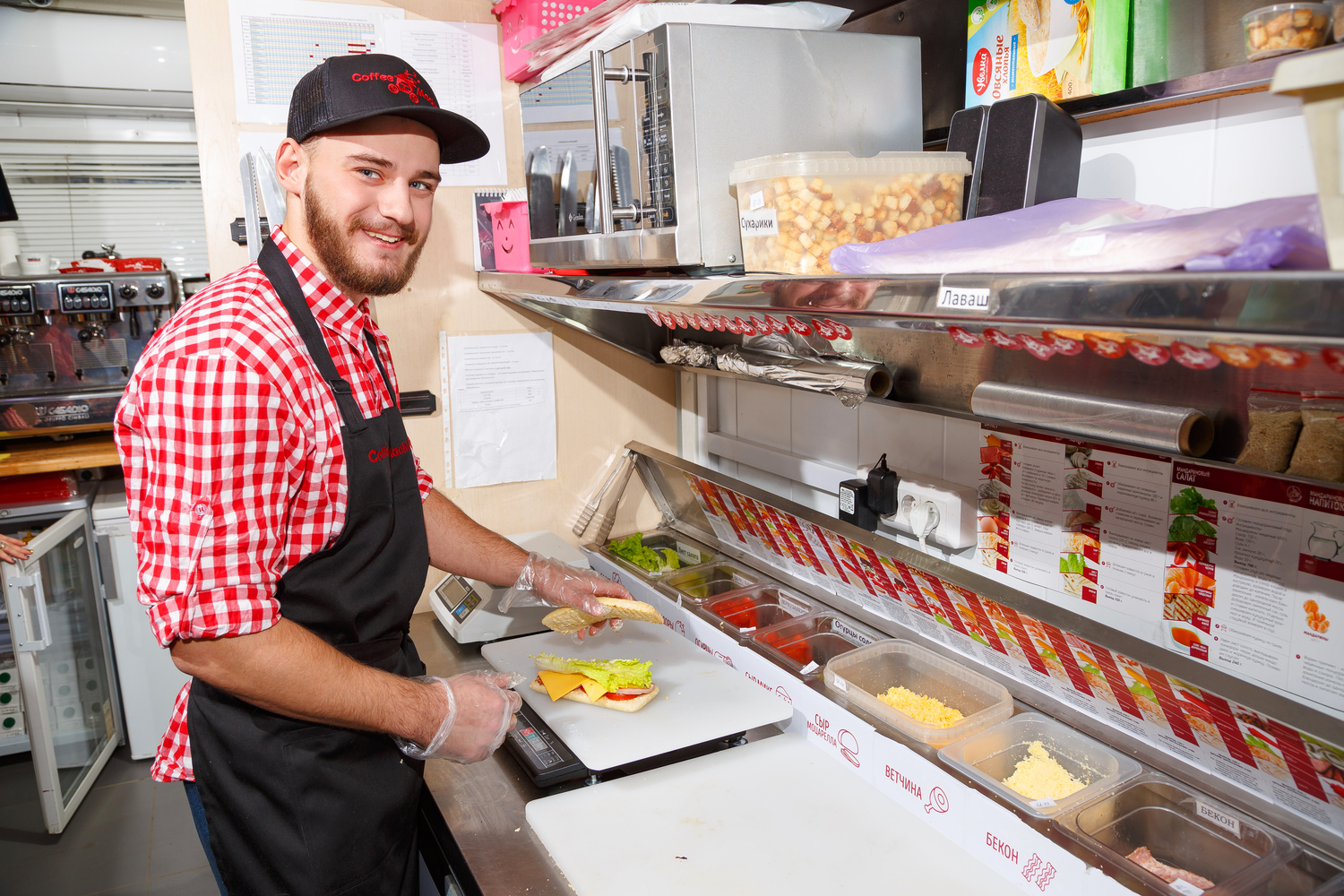 Производственная станция с гастроемкостями