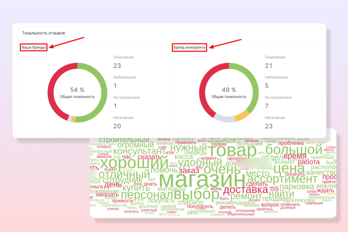 Аналитика отзывов RocketData