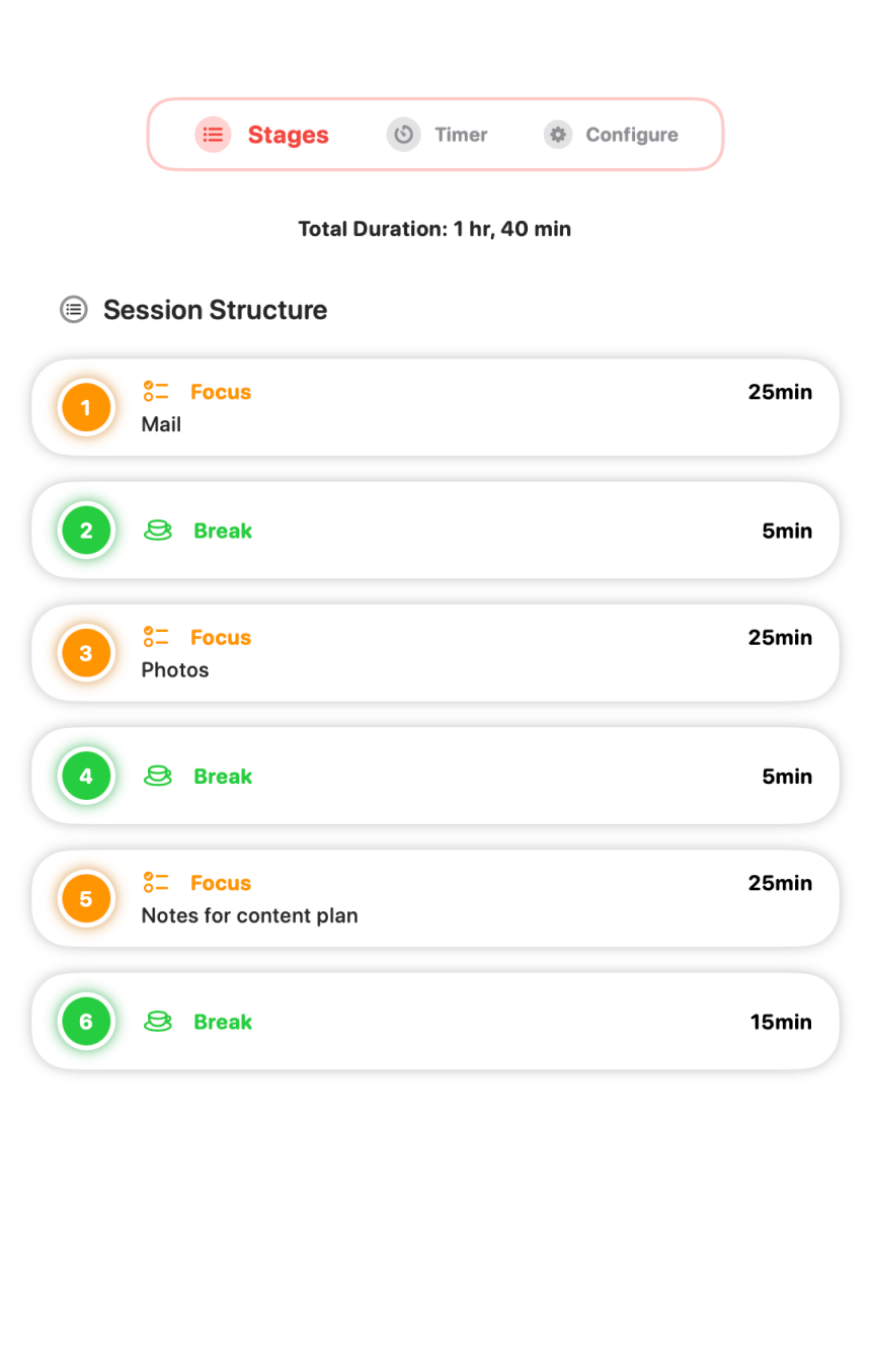 Сервис Focused Work