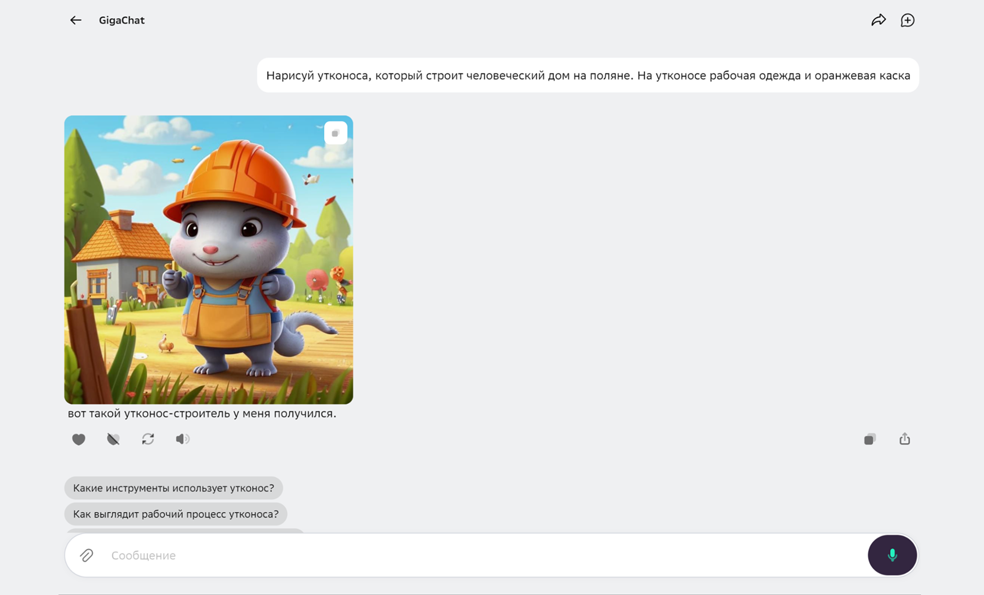 Как сгенерировать картинку в GigaChat