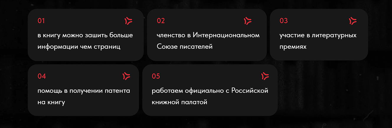 Преимущества издательства REDLIBER