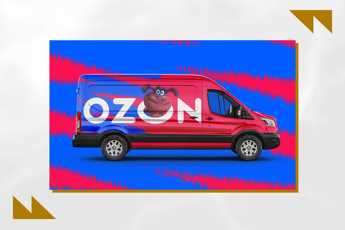 Ози — красно-синий домовенок Ozon