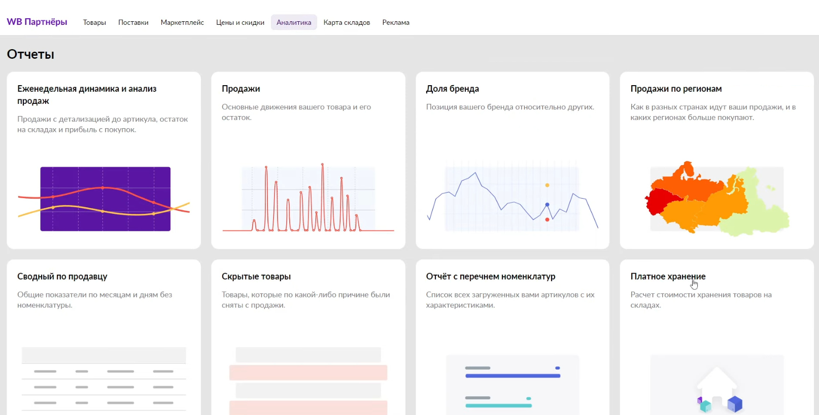 Аналитический отчет WB Партнеры