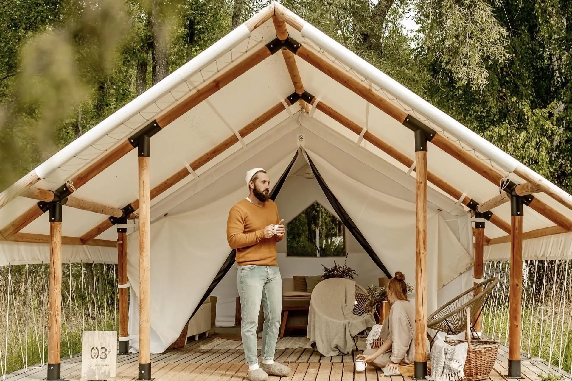 Глэмпинг Зеленая тропа / Naturalist.Travel