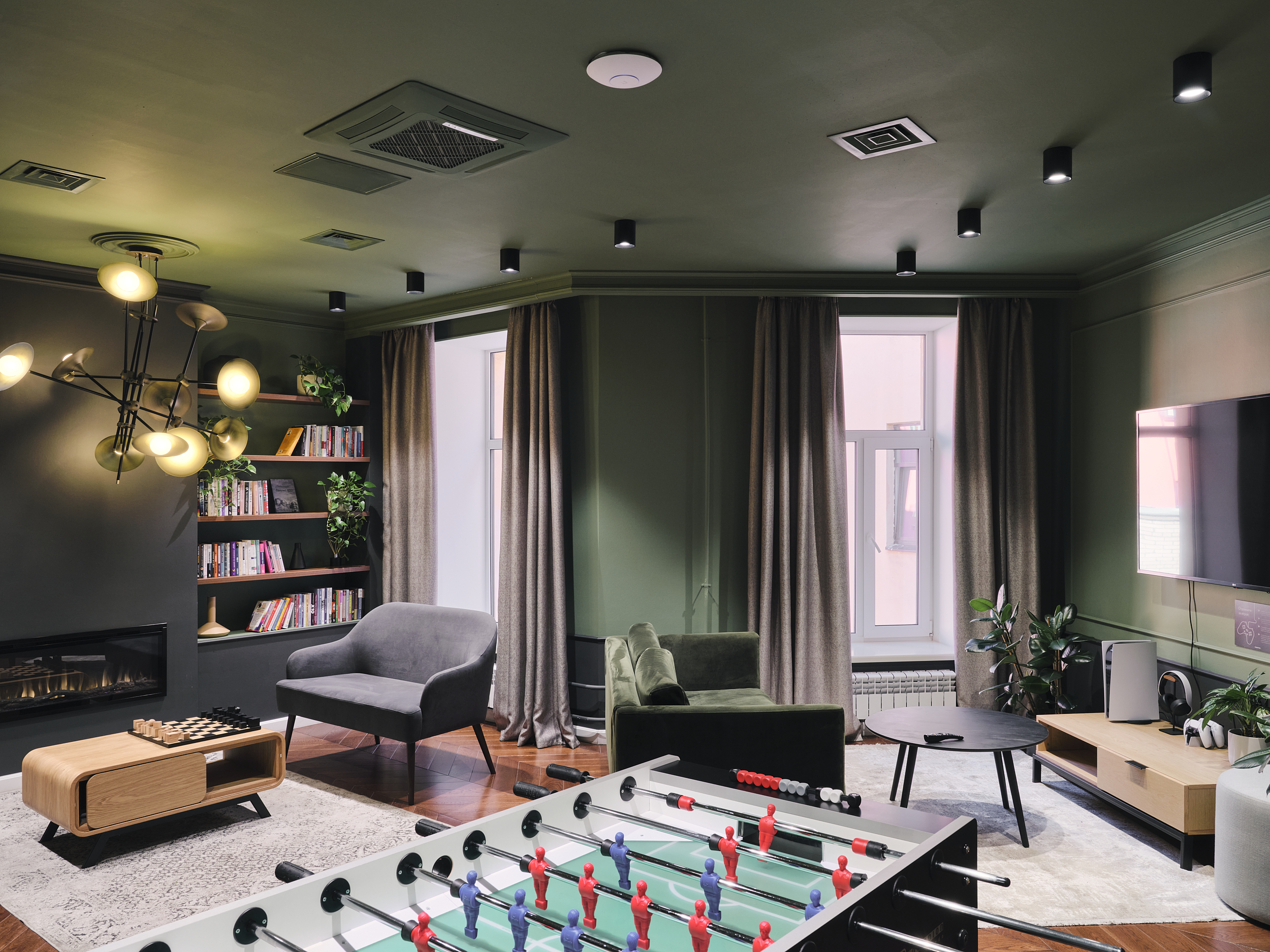 Комната отдыха для резидентов сервисного офиса Практик Санкт-Петербург