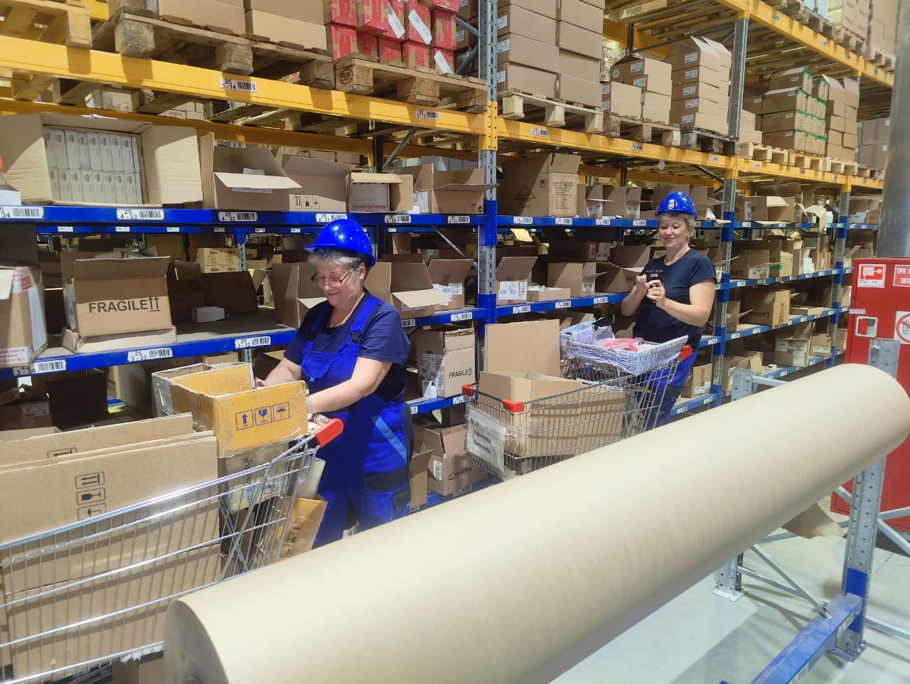 Выкладка товаров на полках по планограмме