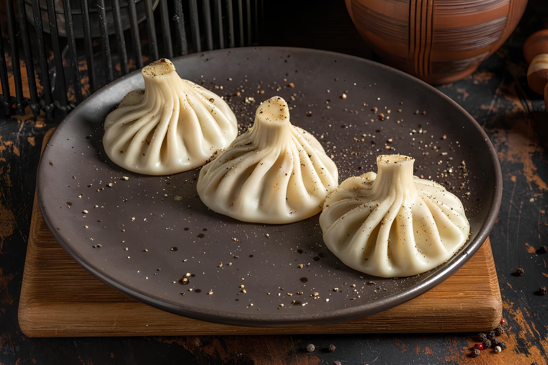 Хинкали с говядиной в ресторане «PRO.Хинкали»