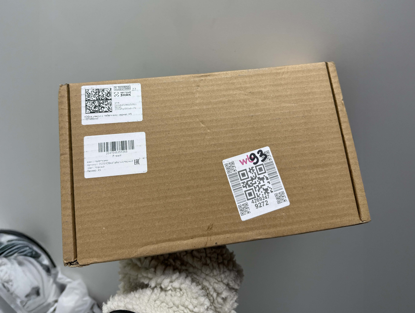 Упаковка товара на Wildberries