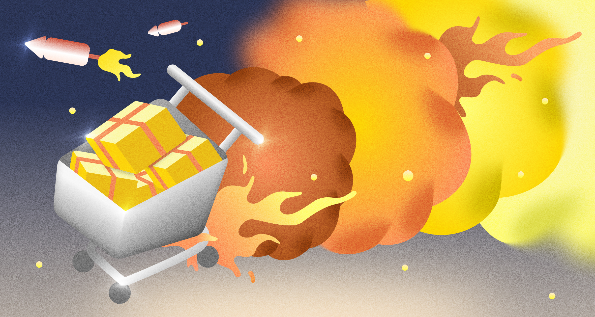 В декабре 2025 средний чек на пиротехнику увеличится на 50%