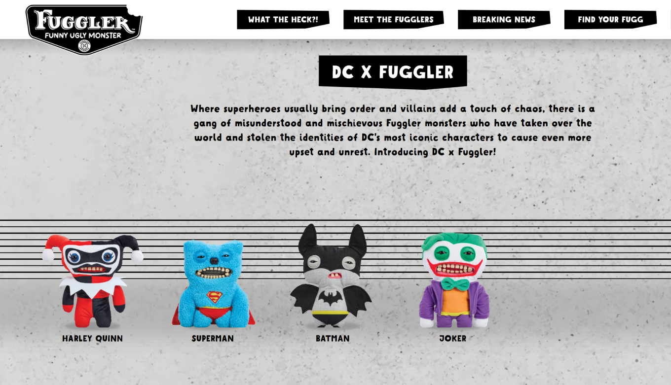 Линейка Фуглеров в виде разных зверей