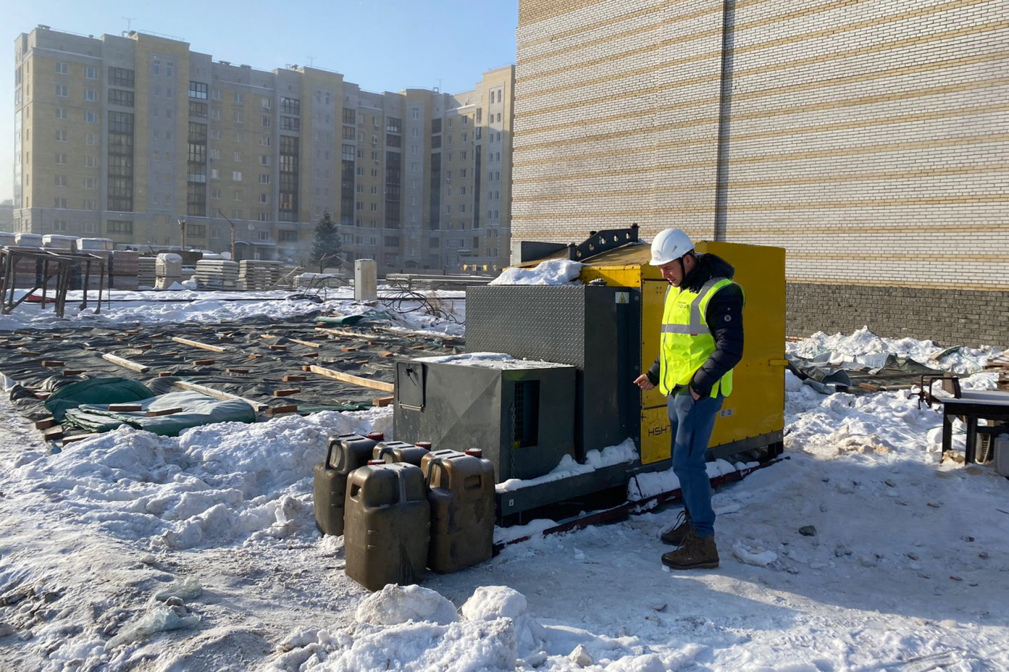 Установка для размораживания грунта и прогрева бетона Wacker Neuson HSH 700G