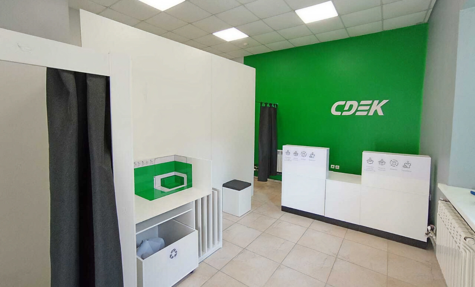 Пример оформления пункта выдачи заказов СДЭК