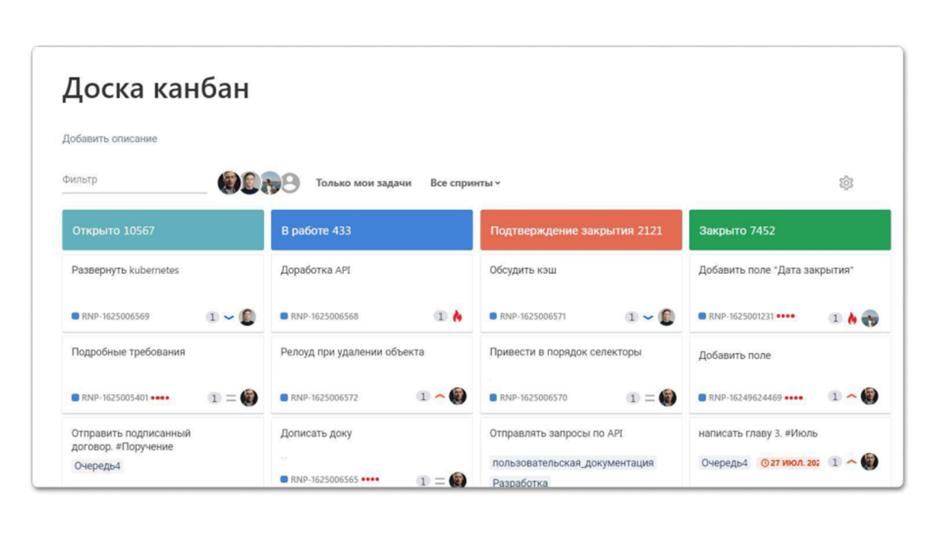 EvaProject для ведения бэклога