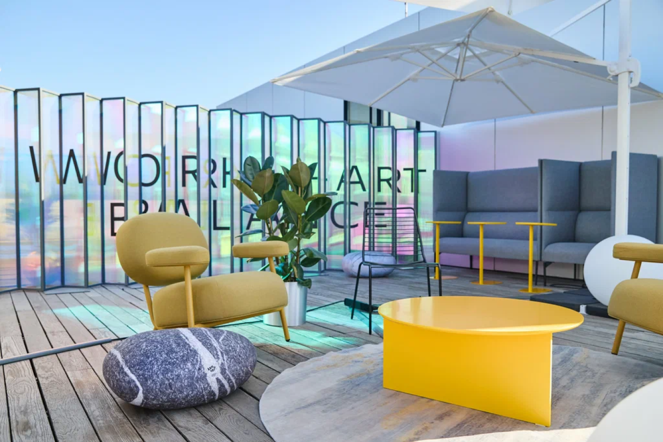 Коворкинг на крыше музея современного искусства «Гараж» в Москве