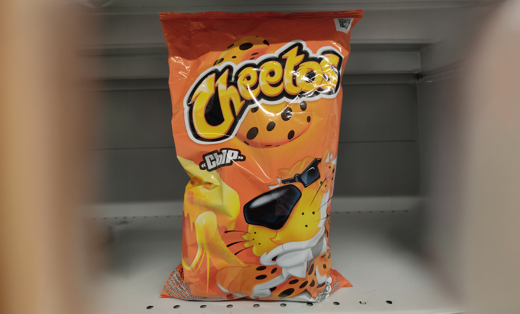Гепард Честер на упаковке Cheetos