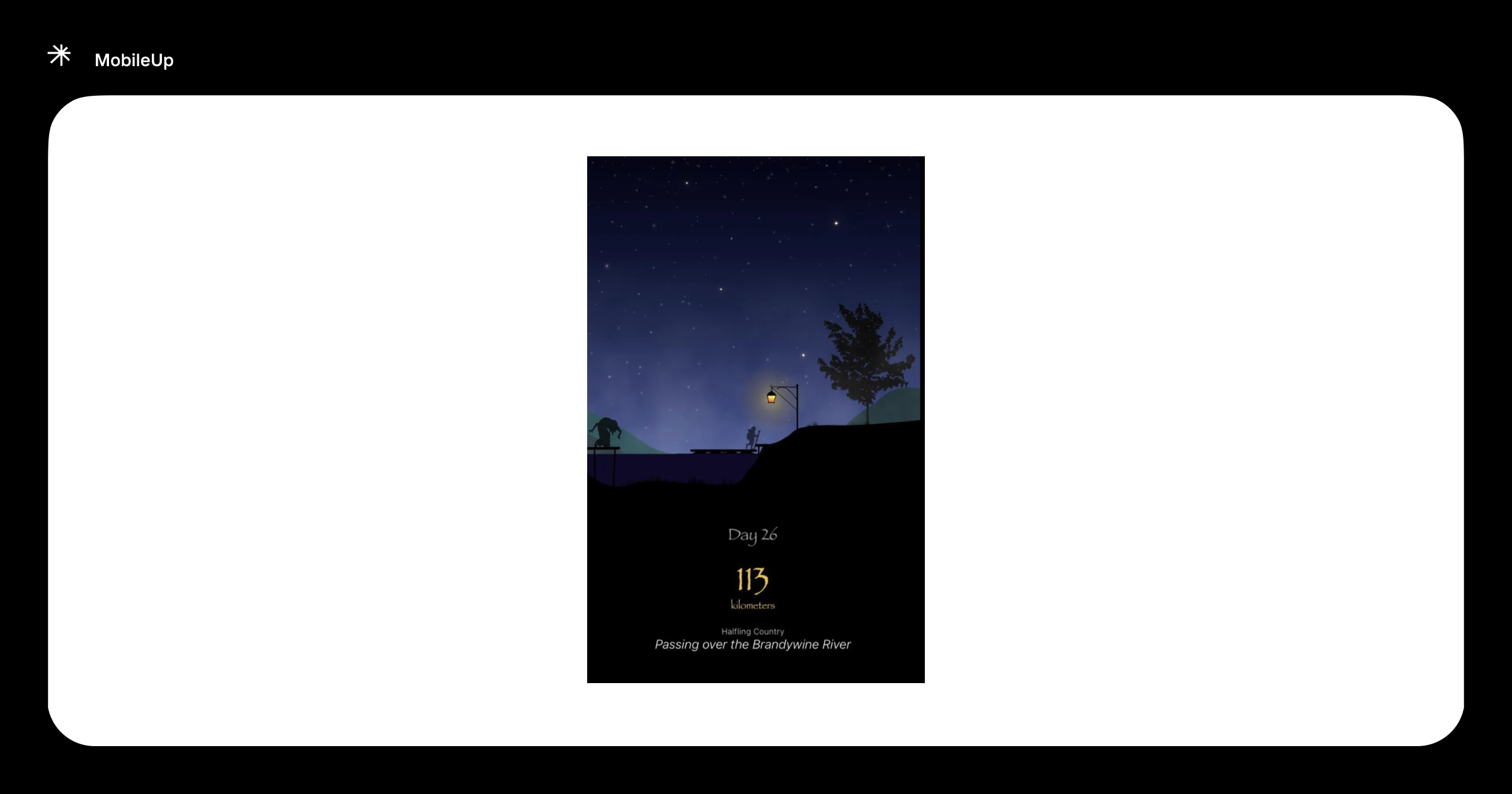 Приложение Fantasy Hike — пример MLP