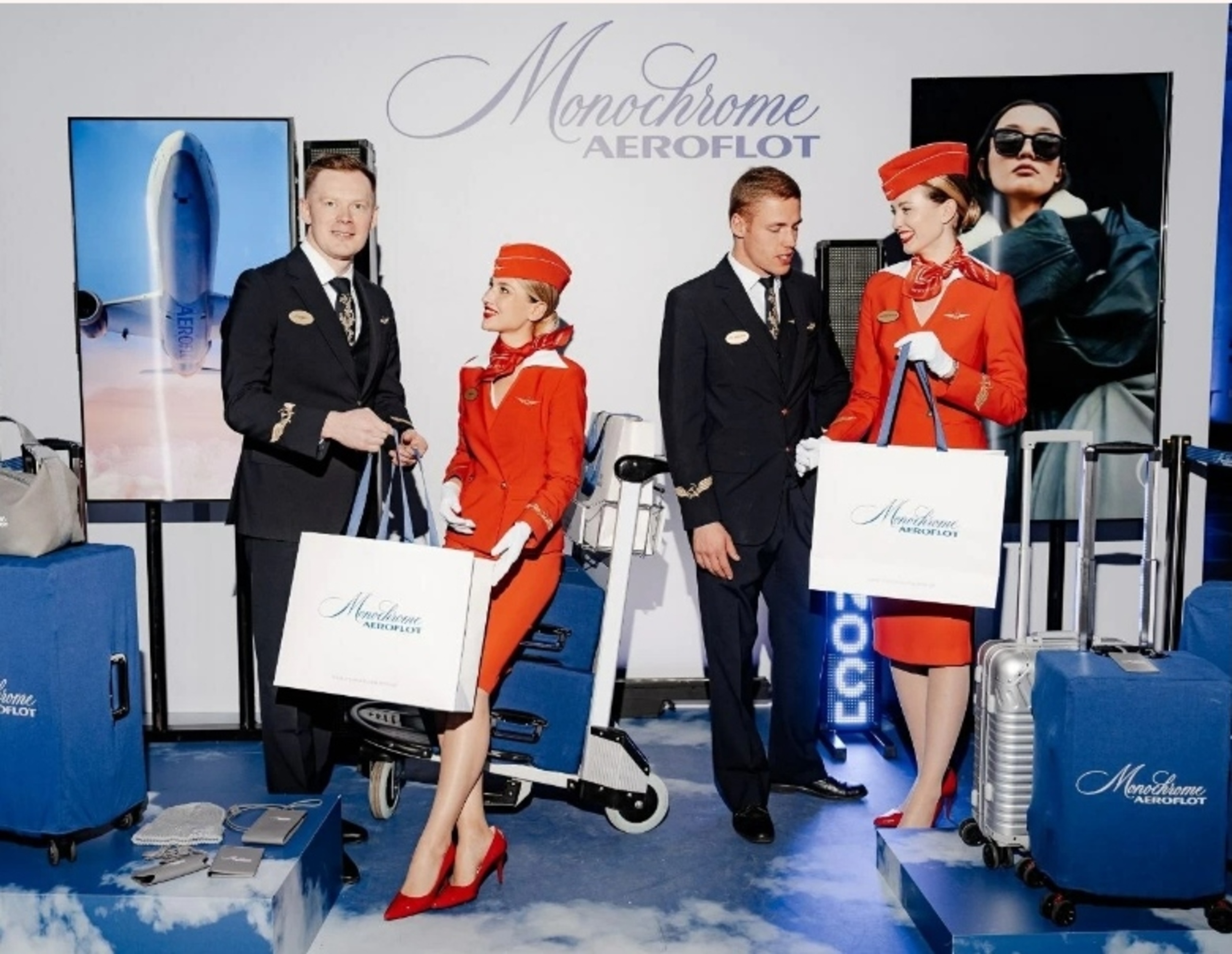 Коллаборация Monochrome и «Аэрофлот»