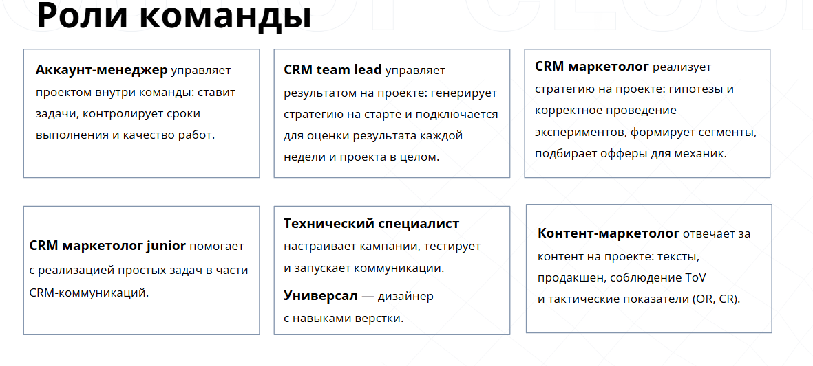 Роли команды