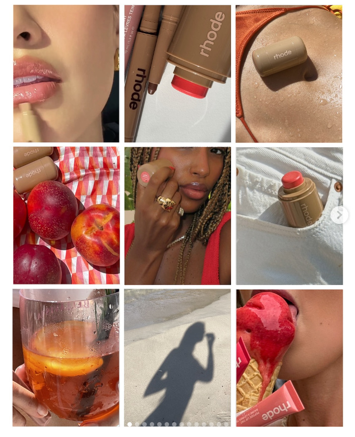 Реклама бренда Rhode