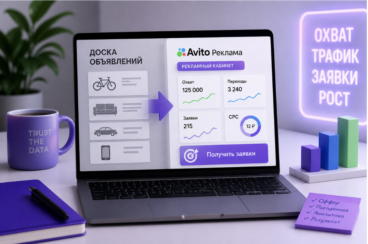 Заявки и просмотры на Авито как результат разных подходов к рекламе