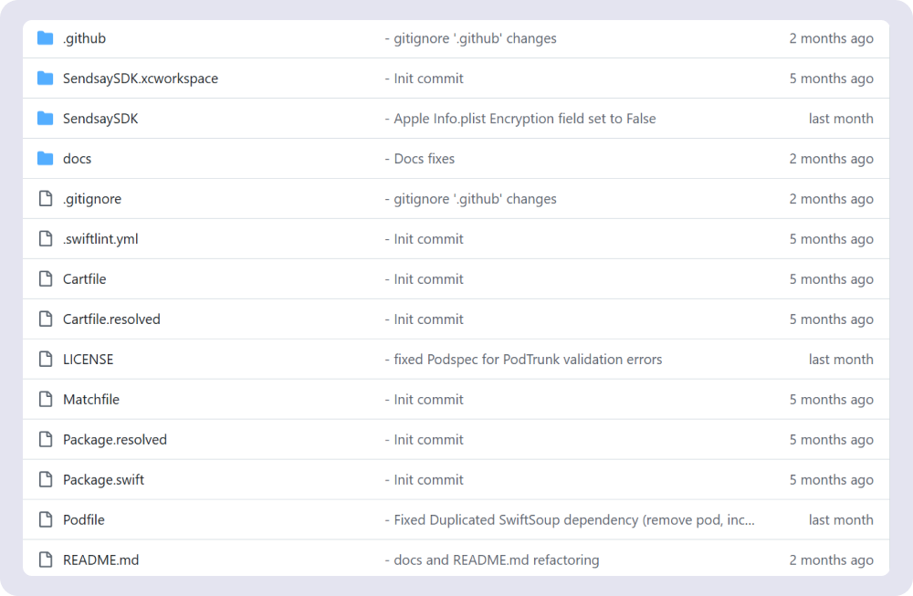 Пример SDK CDP-платформы на GitHub