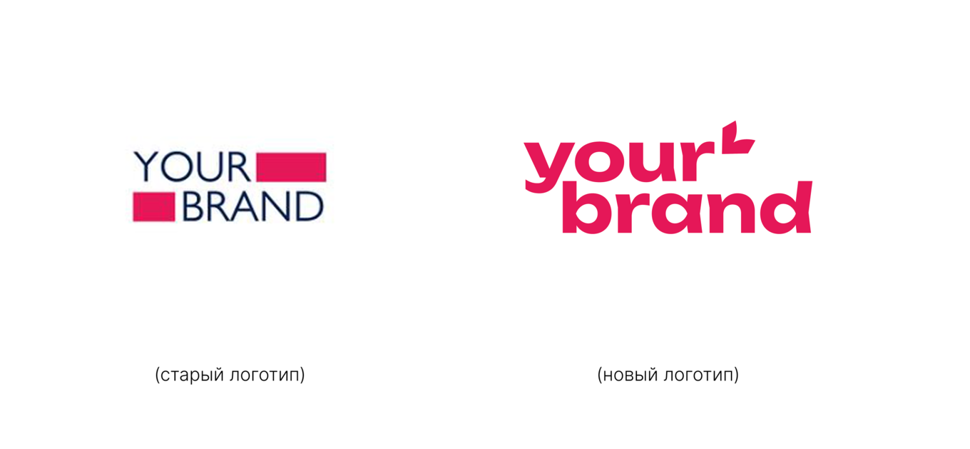 Сравнение плохого и хорошего логотипа